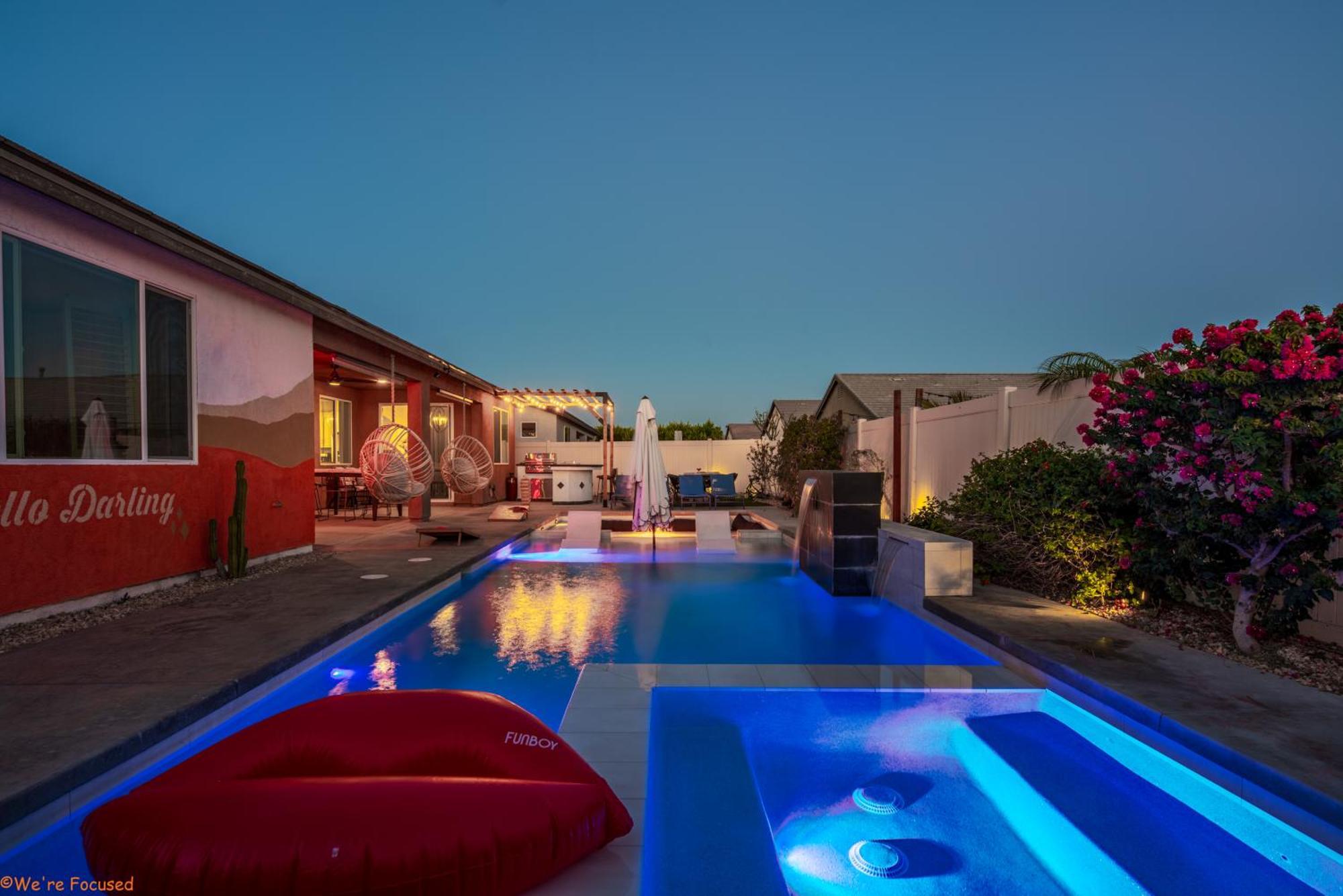 5Br3B Pool, 2Mi To Fstvals, Ev Chrgr, Gym, Games Villa Индиоу Екстериор снимка